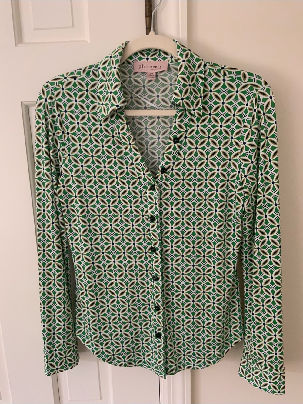 NWOT Philosophy Jersey Knit Blouse Size Small